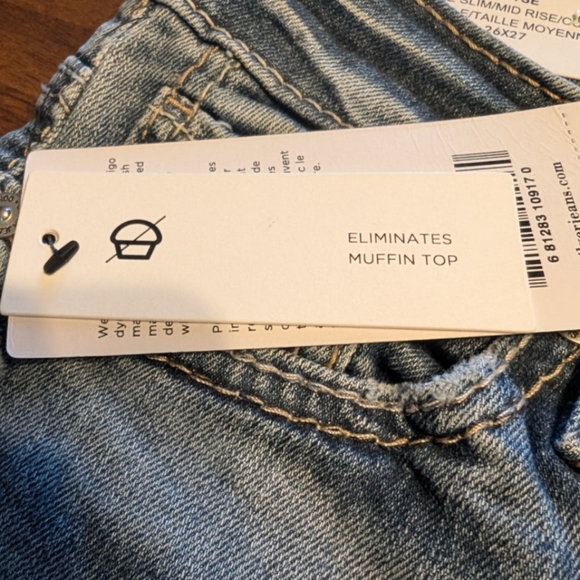 NWT Silver Elyse Ankle Slim Jeans, Size 26 - Picture 8 of 14